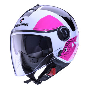 Casco Jet Demi Jet Riviera V4X Alpha CABERG