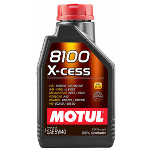 Olio motore 8100 X-Cess 5W40 - MOTUL MOTUL